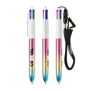 BIC® 4 Colours® Gradient + Umhängeband