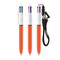 BIC® 4 Colours Fine mit Lanyard-Kugelschreiber