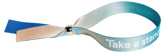 rPET Einlassband eco mit Metallperle